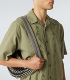 Commas Embroidered bowling shirt