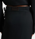 Calvin Klein Collection Hallie striped midi skirt