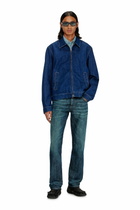 Diesel Coach jacket in rinse denim - Denim Jackets Mens in Blue