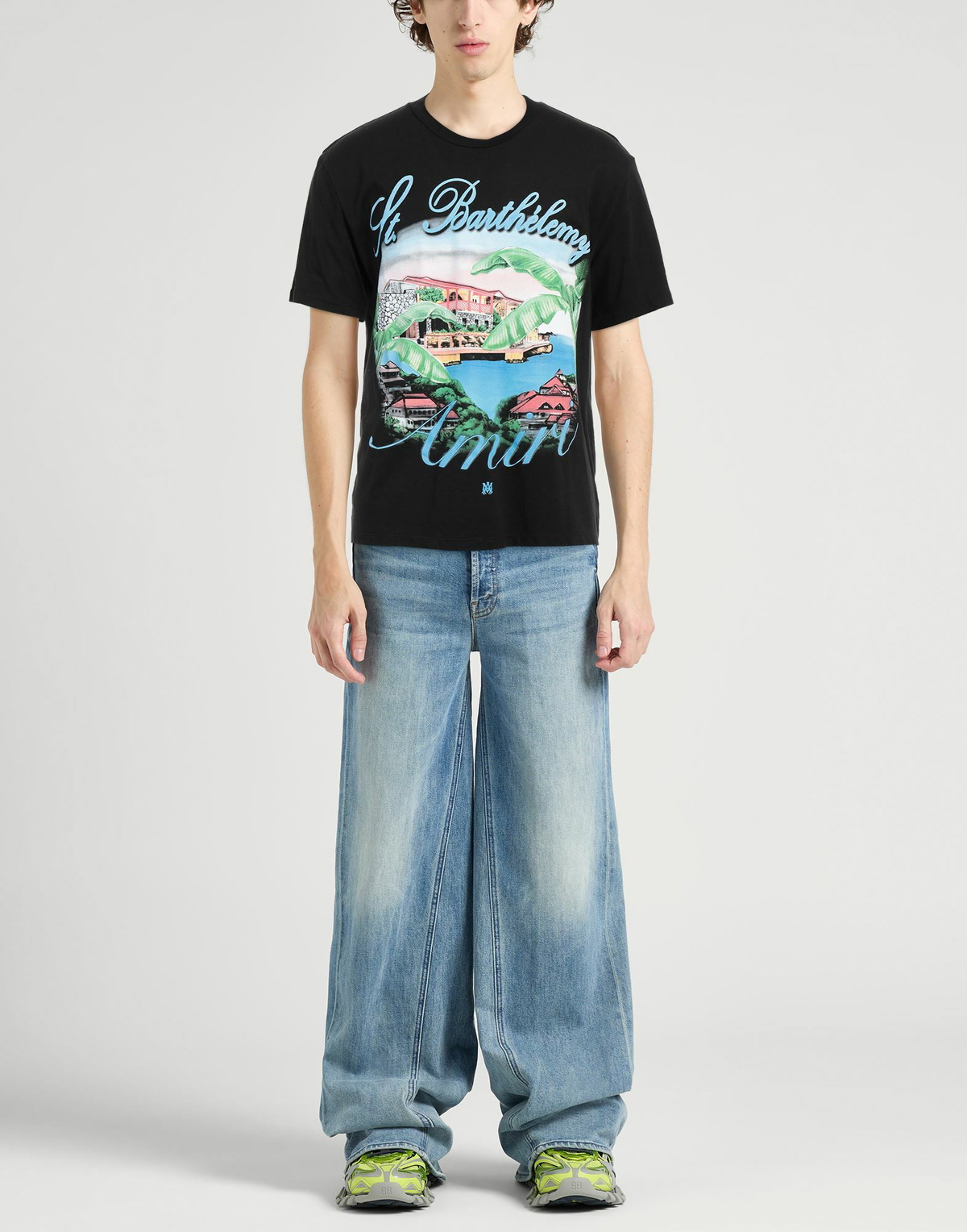 Amiri Mens T-shirt in Black