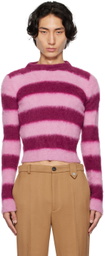 EGONlab Pink & Burgundy Freddy Sweater