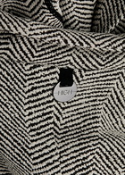 High Respect Herringbone-jacquard Woven Jacket Cream