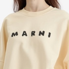 Marni Women's Logo Sweatshirt in Ivory