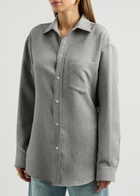 Darkpark Anne Woven Shirt Light Grey