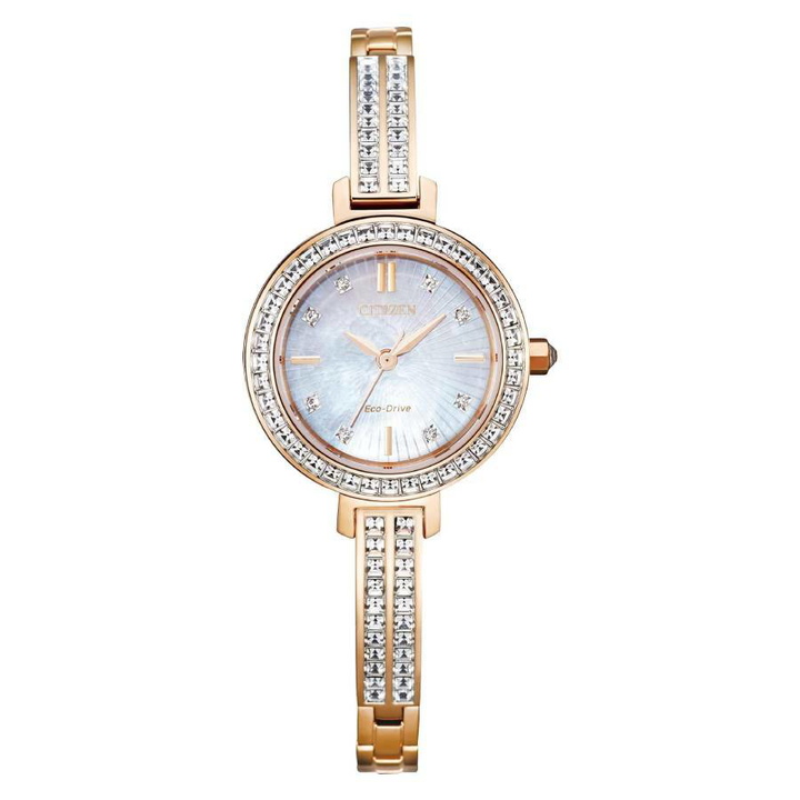 Photo: Citizen Silhouette Crystal Eco-Drive Ladies Watch EM0863-53D