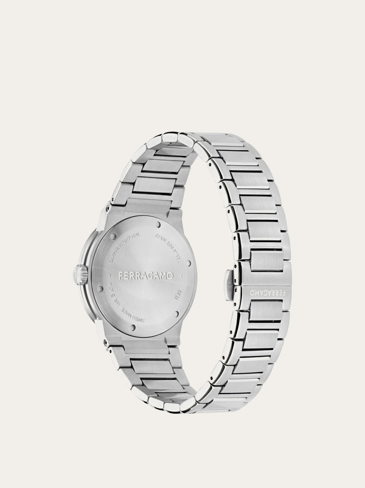 Ferragamo Mens F-80 Classic GMT watch in Blue