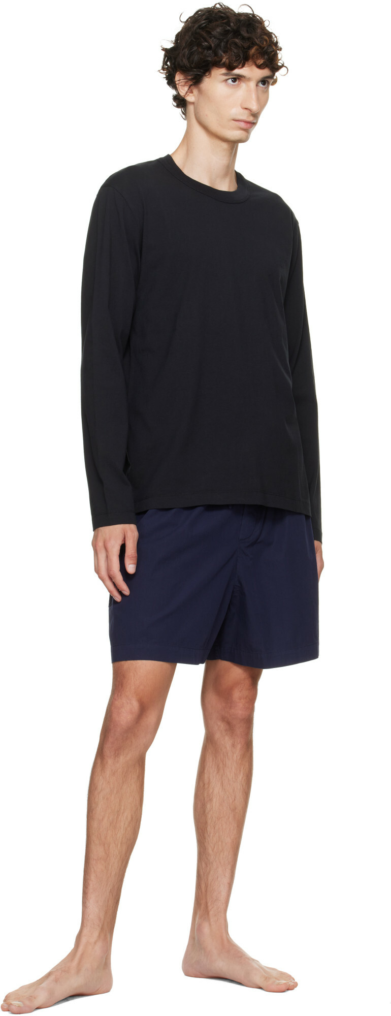 Tekla Black Long-Sleeved T-shirt