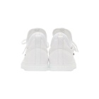Fendi White Bag Bugs Knit Sneakers