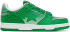 BAPE Green Sk8 Sta #4 Sneakers