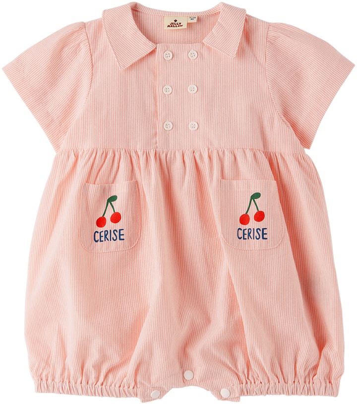Photo: Jellymallow SSENSE Exclusive Baby Pink Cerise Bodysuit