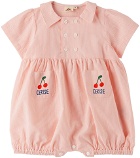 Jellymallow SSENSE Exclusive Baby Pink Cerise Bodysuit