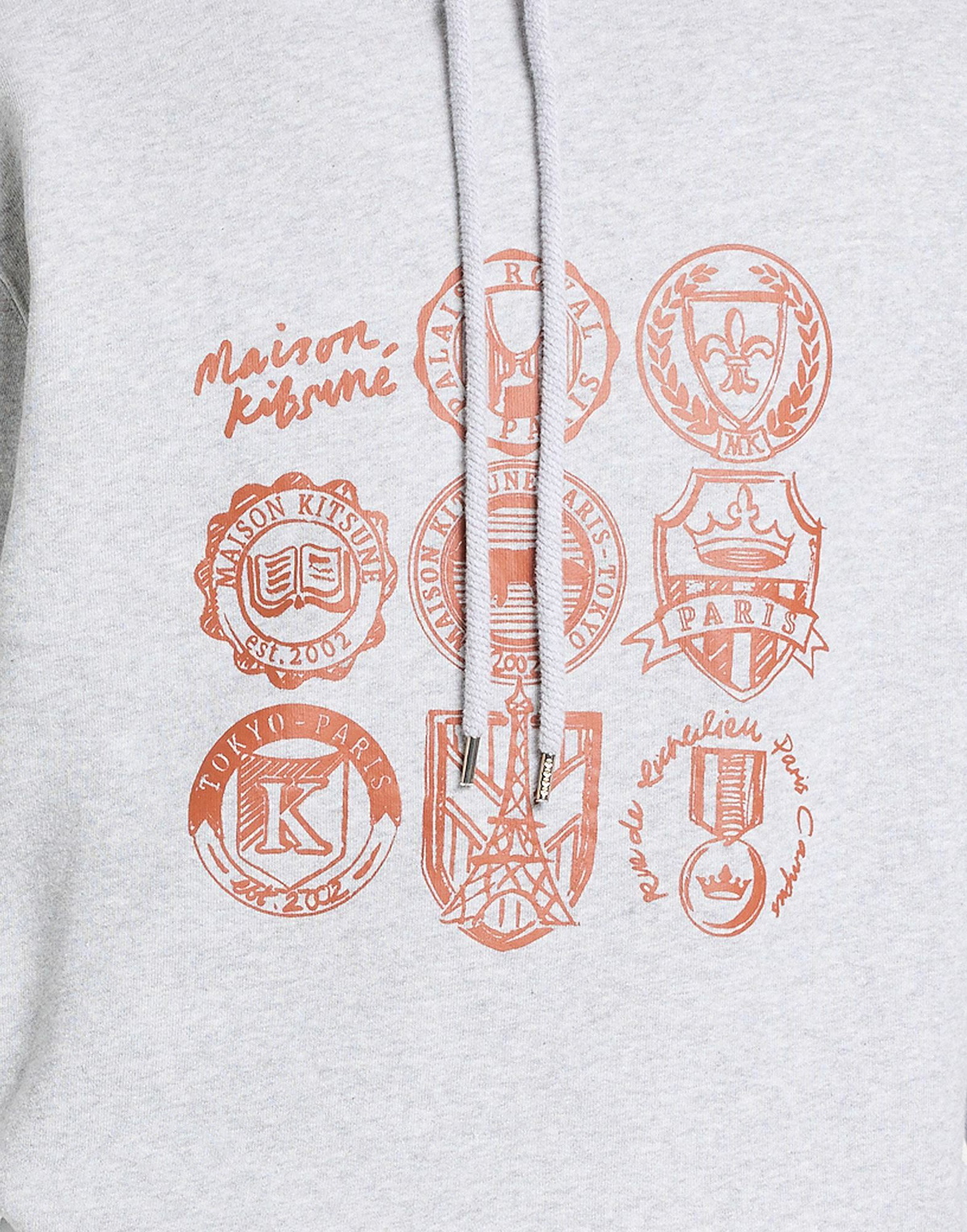 Maison Kitsuné Mens Sweatshirt in Grey