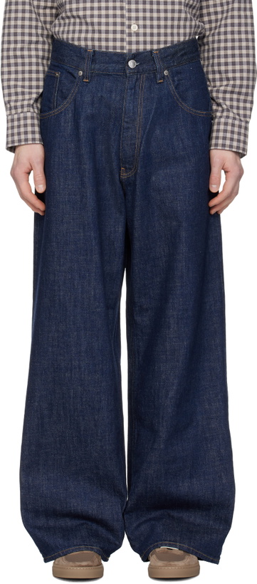 Photo: Sunflower Navy Super Wide Jeans