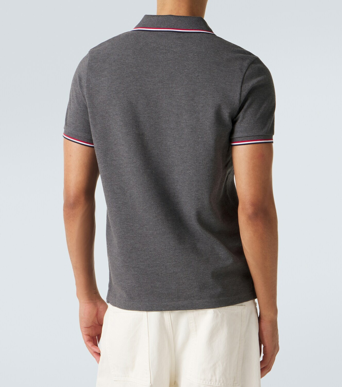 Moncler Logo cotton piqué polo shirt