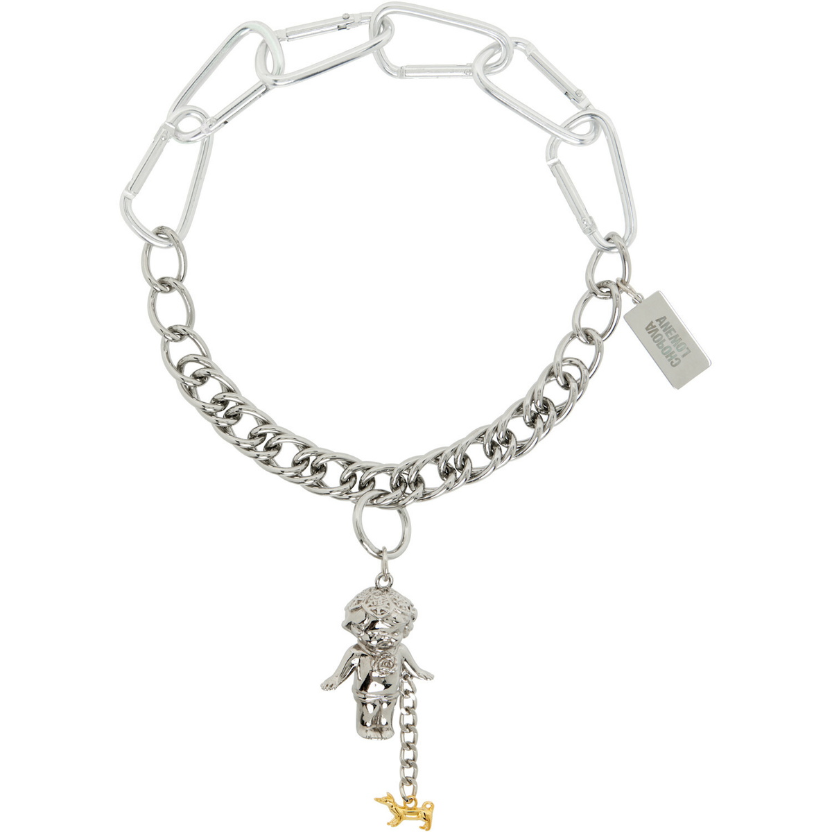 Chopova Lowena: 'My Pet Carabiner' Necklace | SSENSE