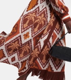 Johanna Ortiz Printed cotton cardigan and bra set