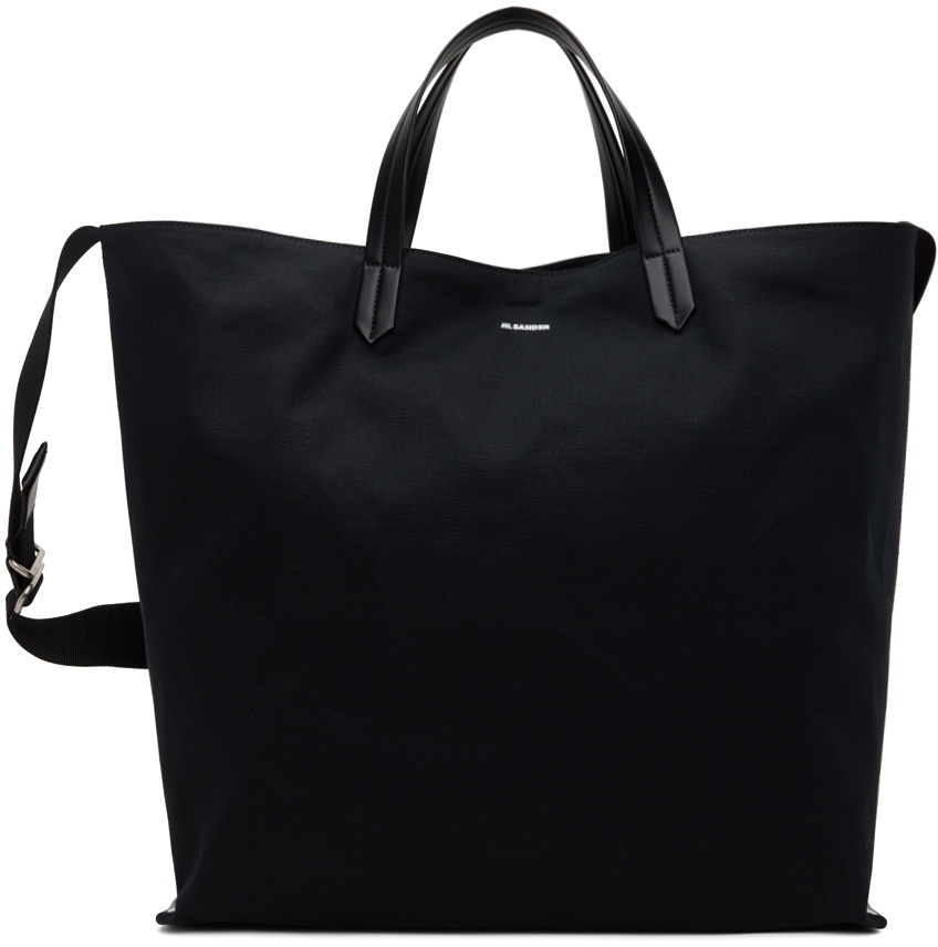 Jil Sander Black Tape Medium Tote Jil Sander