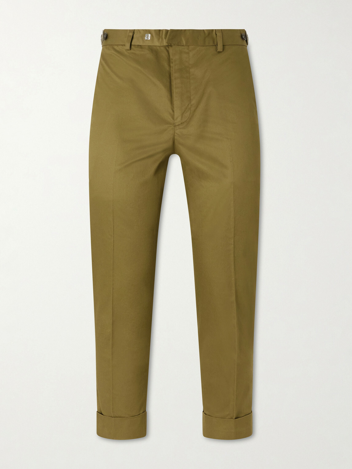 Beams Plus - Ivy Straight-Leg Cotton-Twill Trousers - Green