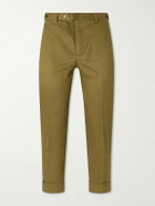 Beams Plus - Ivy Straight-Leg Cotton-Twill Trousers - Green