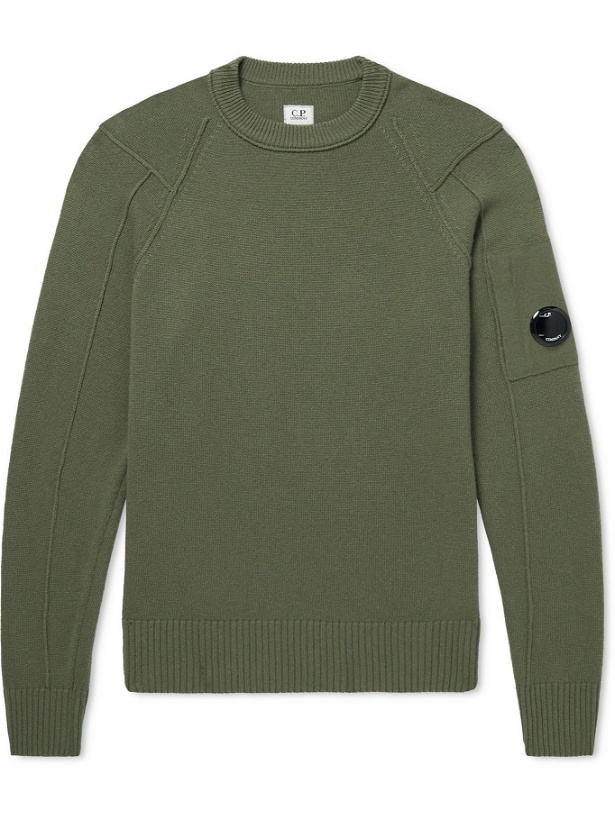 Photo: C.P. Company - Wool-Blend Sweater - Green