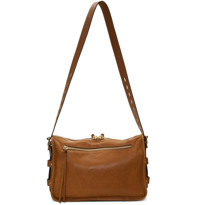 rag and bone Brown Field Messenger Bag Rag and Bone