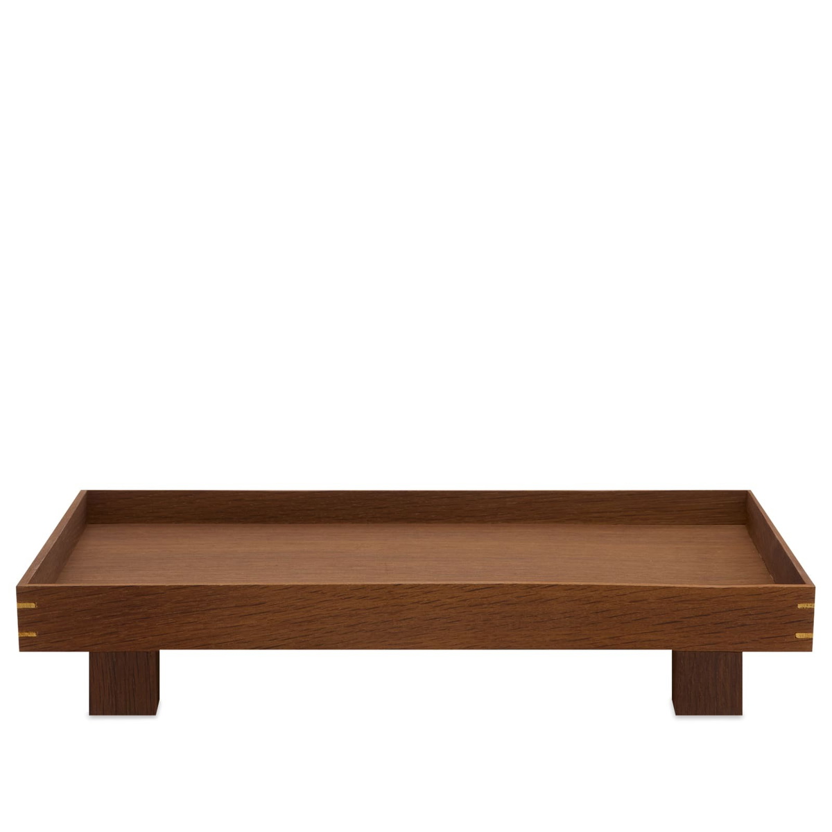 ferm LIVING Bon Wooden Tray - Small in Smoked Oak 