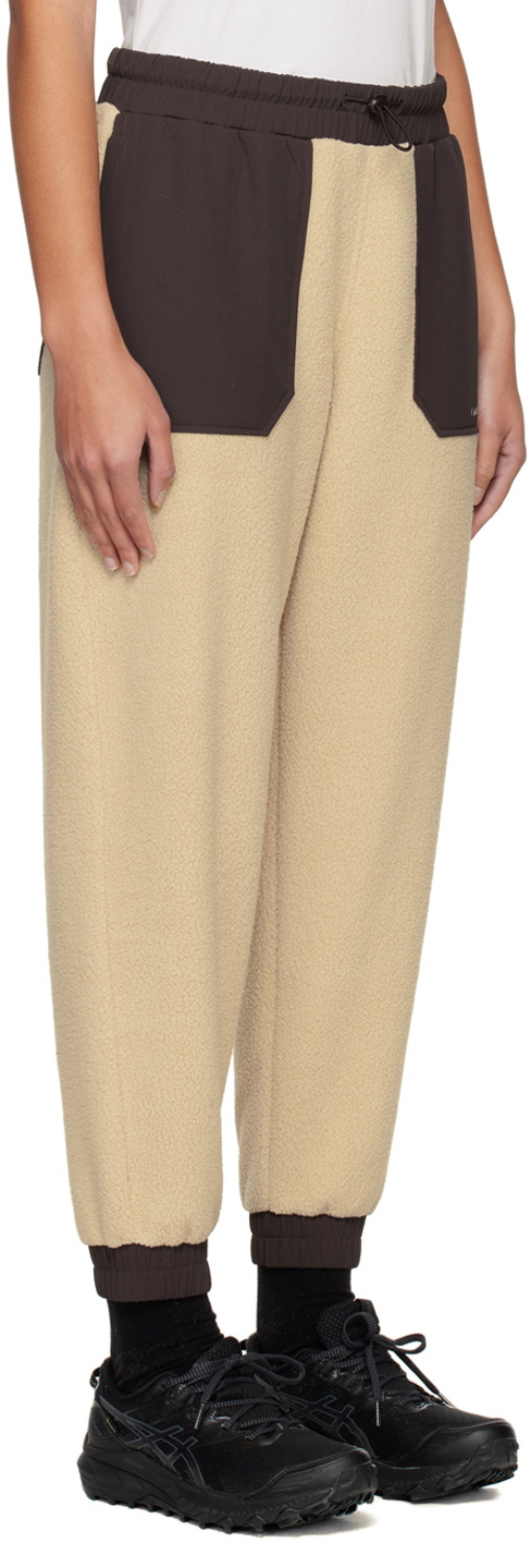 Outdoor Voices Beige PrimoFleece Jogger Lounge Pants