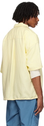 nanamica Yellow Open Collar Shirt