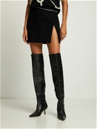 BY FAR 75mm Meaghan Leather Over-the-knee Boots