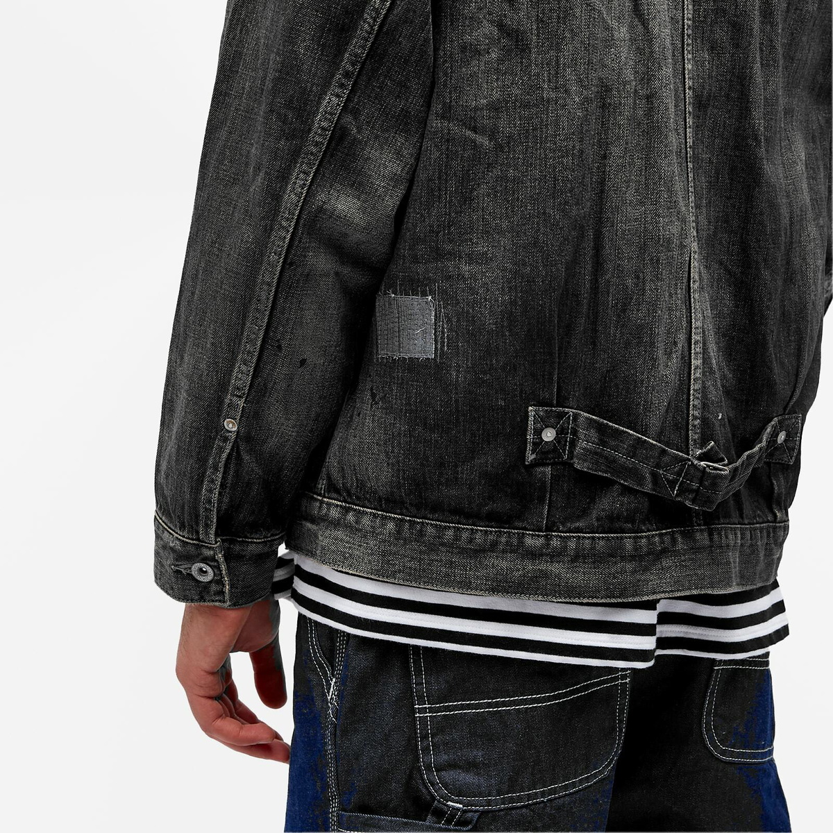 ジャケット・アウター neighborhood savage denim BLACK SAVAGE DENIM TYPE-1 JACKET