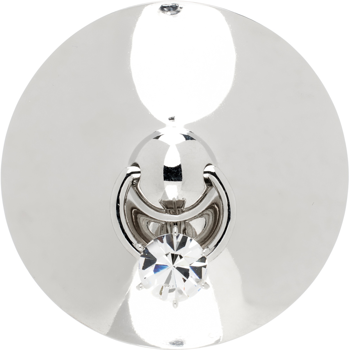 Panconesi Silver Lamina Diamanti Brooch