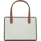 Loewe Grey and Tan Postal Bag