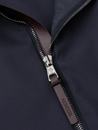 Moncler - Chaberton Slim-Fit Logo-Appliquéd Shell Jacket - Blue