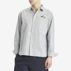 Percival Men's Bari Oversized Pearce Shirt in Blue Stripe