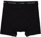 Calvin Klein Underwear Three-Pack Black Classic Fit Boxer Briefs