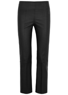 BY Malene Birger Florentina Cropped Leather Leggings Black
