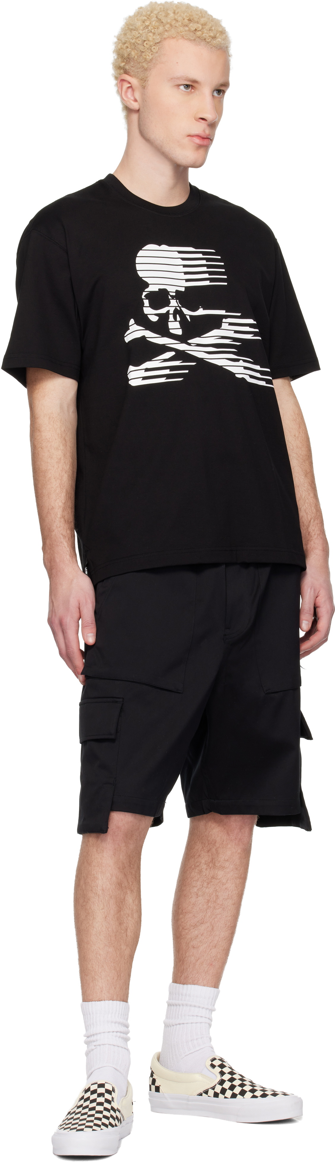 MASTERMIND WORLD Black MW Cargo Shorts