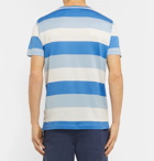 Orlebar Brown - Sammy Slim-Fit Striped Cotton-Jersey T-Shirt - Men - Blue