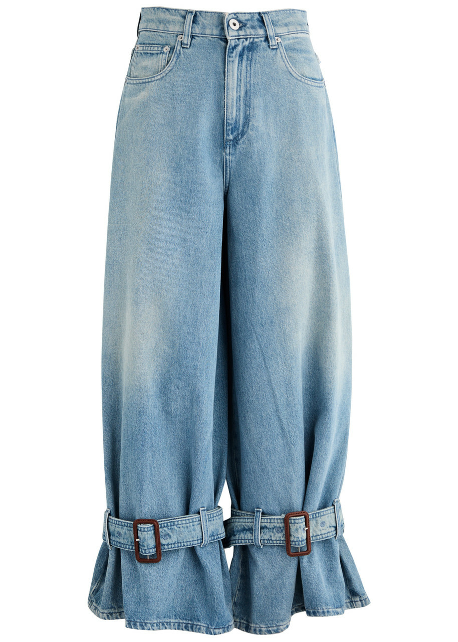 Jw Anderson Buckled Cuff Jeans Jeans 600062637blu