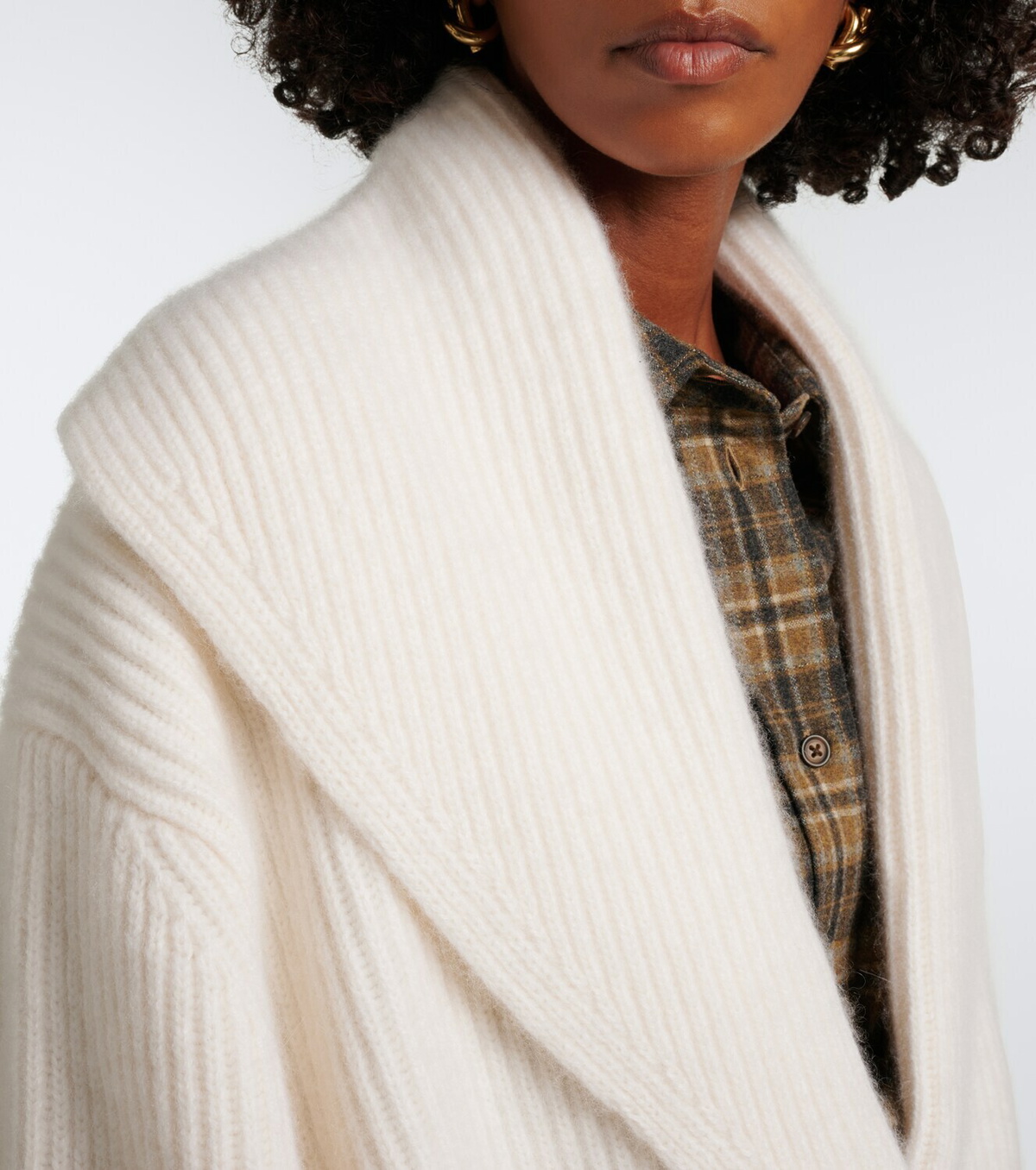 Arch4 Lucille ribbed-knit cashmere cardigan