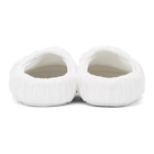 Maison Margiela White Cotton Covered Loafers