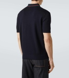 Gucci Web Stripe silk and cotton polo shirt