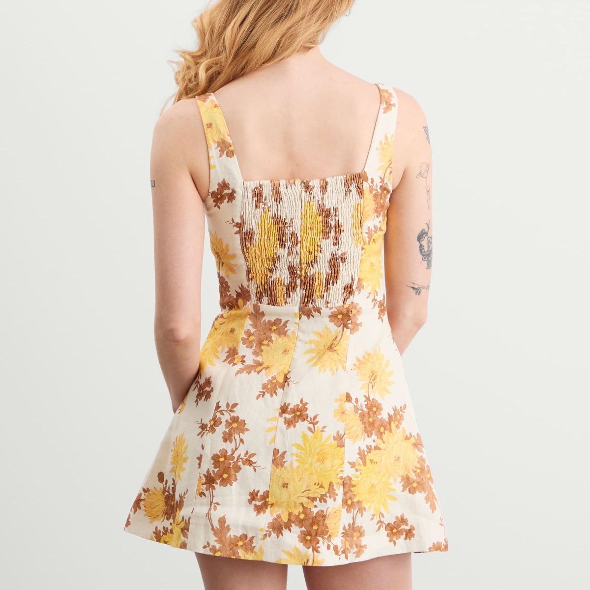 Faithfull The Brand Women's Felice Mini Dress in Midsummer Floral