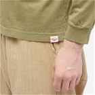 Battenwear Men's Long Sleeve Pocket T-Shirt in Olive