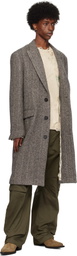 Golden Goose Khaki Wide-Leg Cargo Pants