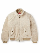 Baracuta - G9 Shearling Harrington Jacket - Neutrals