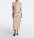 Magda Butrym Double-breasted wool-blend blazer