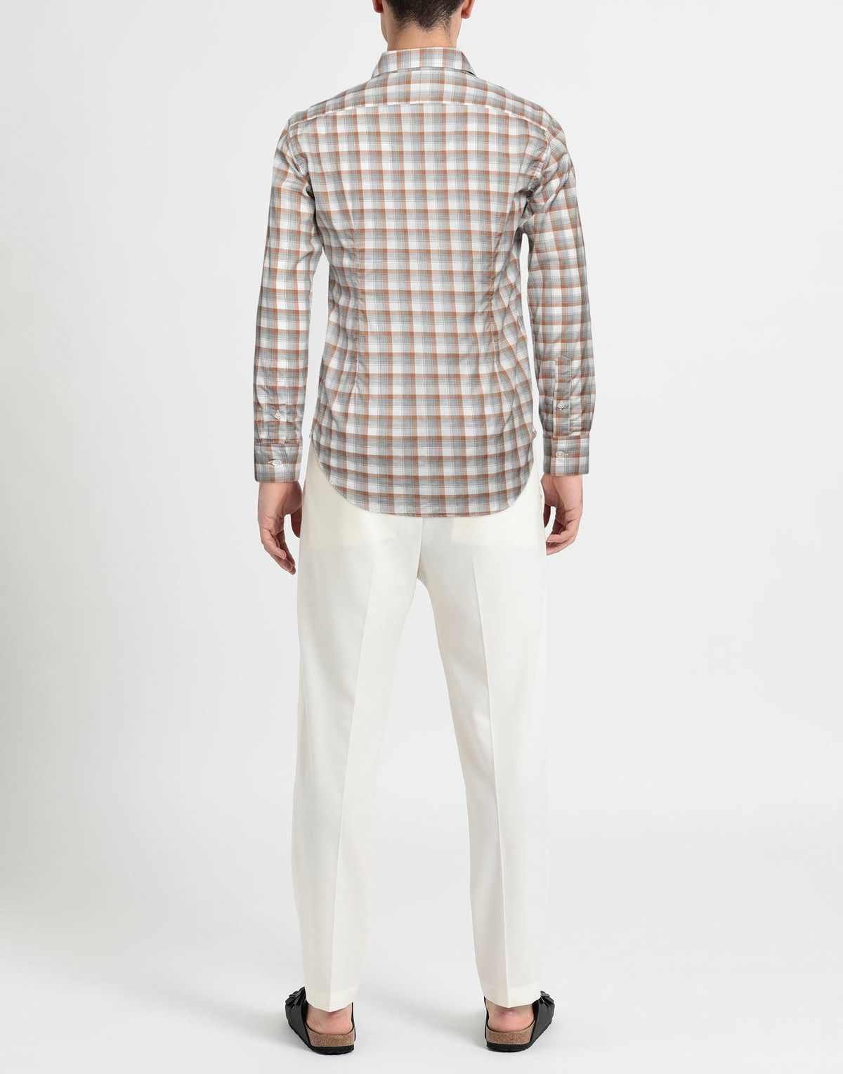 Eleventy Mens Shirt Camel