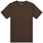 Lady White Co. Men's Balta Pocket T-Shirt in Black Mushroom