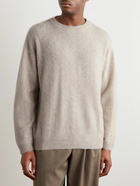 SSAM - Brushed Cashmere Sweater - Neutrals